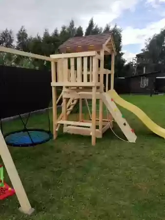 Wooden playground Master 2 with swing Nest 