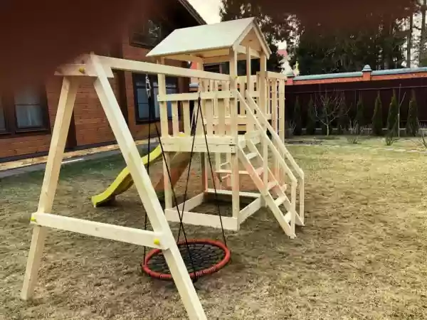 Wooden playground  Master 3 with swing Nest 