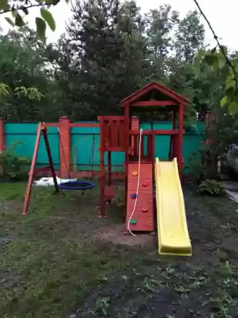 Wooden playground Master 2 with swing Nest 